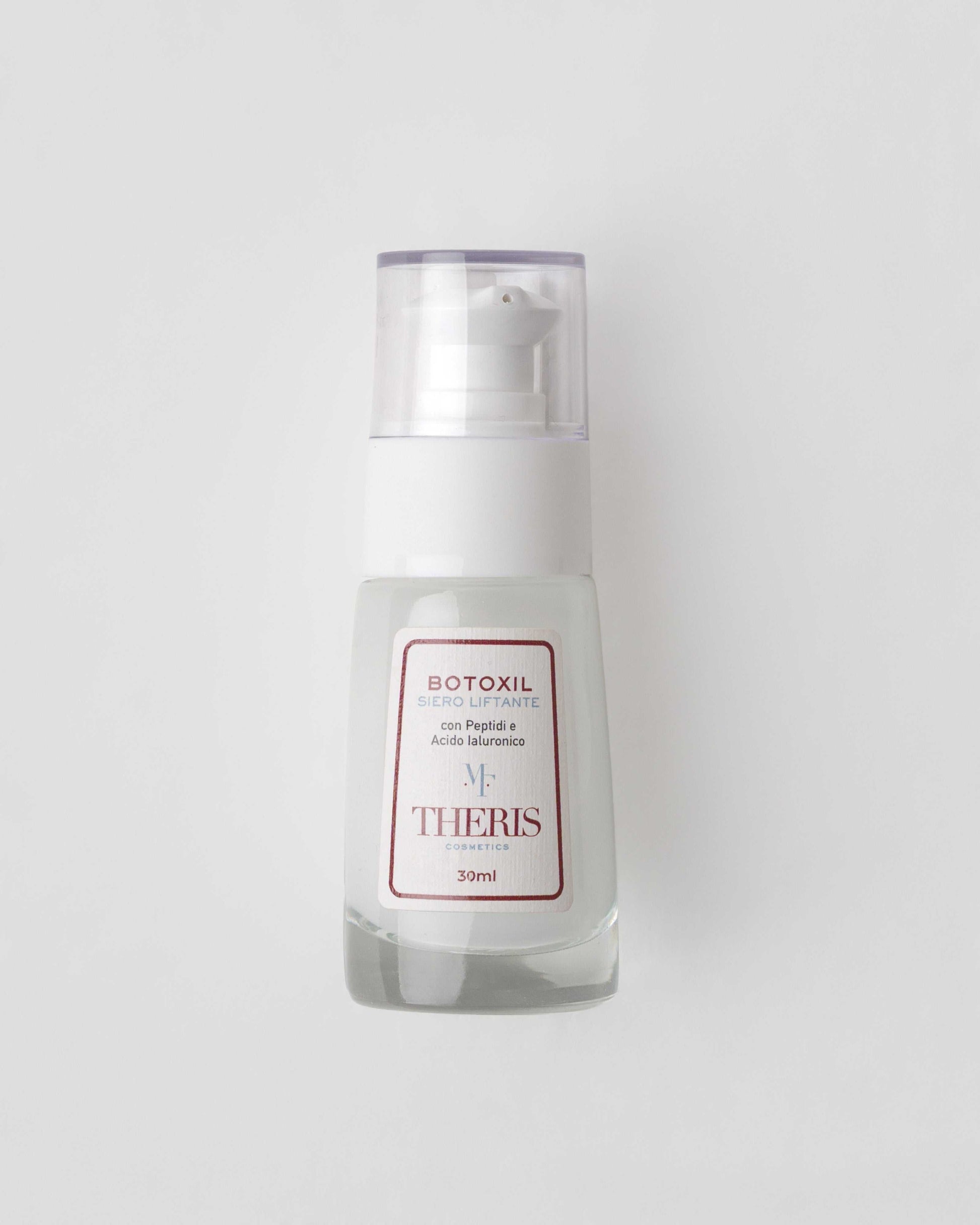 Theris Anti-age bundle with skincare products, including bottles and jars for youthful skin and wrinkle reduction.