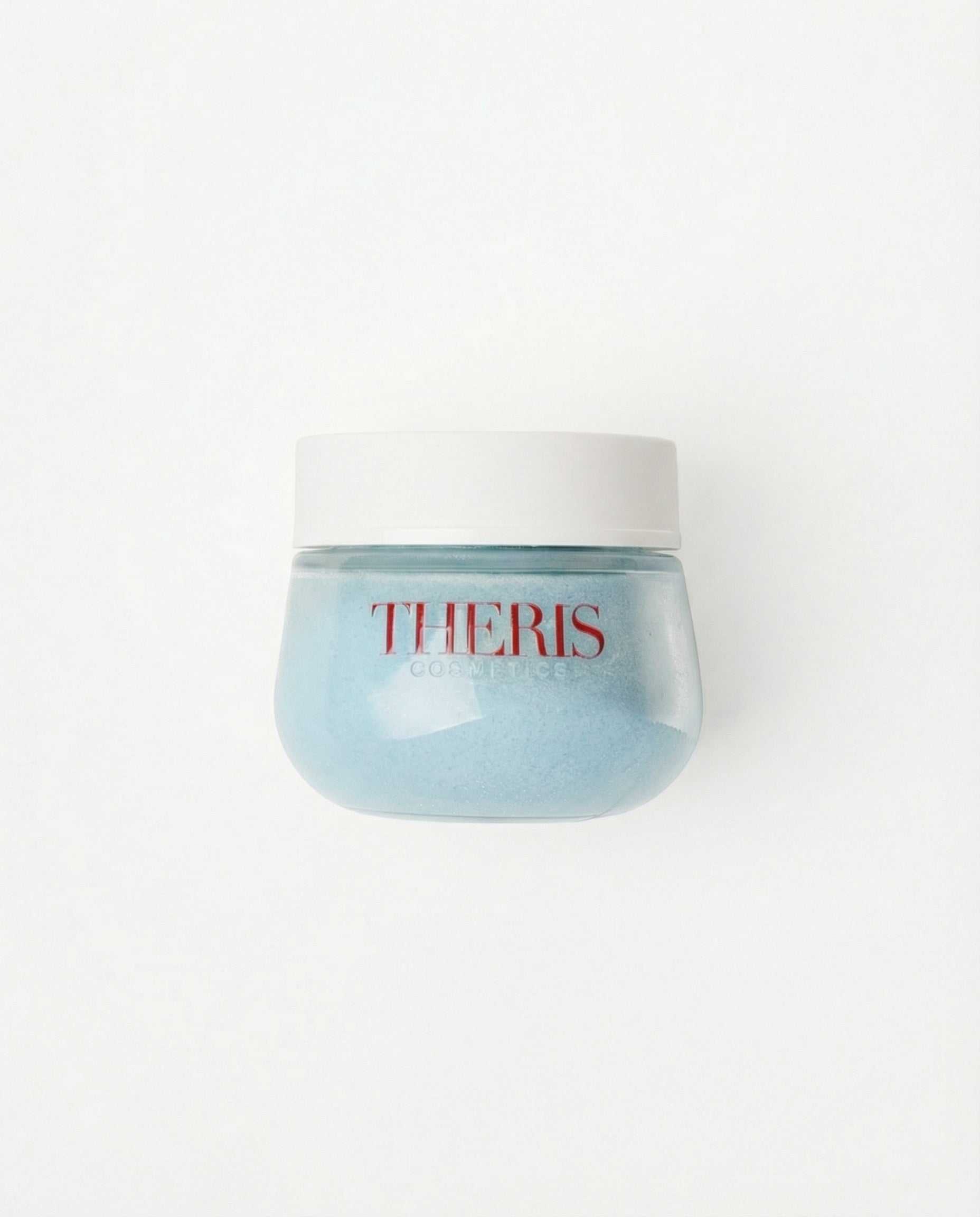 Theris Cosmetici SPA body scrub in a jar, showing the textured exfoliating product for smooth, refreshed skin.