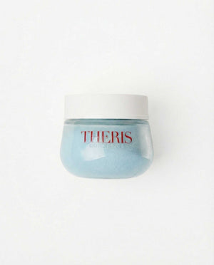Theris Cosmetici SPA body scrub in a jar, showing the textured exfoliating product for smooth, refreshed skin.